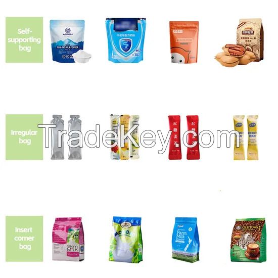 Automatic Instant Drink Powder Packing Machine Powder Sachet Packing Machine Pre-Made Zipper Pouch Sealing Machine