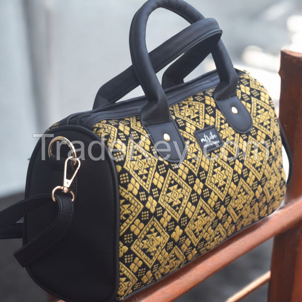 Floral Chic Mini Duffle handbag