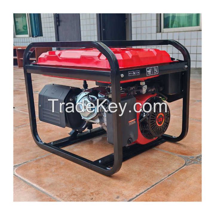 China Manufacturer Petrol single Phase Generator Set for Home5KW / Electric 220V 3kW 5KW Mini Portable 3kW Power Gasoline Generators