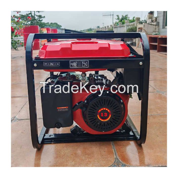 China Manufacturer Petrol single Phase Generator Set for Home5KW / Electric 220V 3kW 5KW Mini Portable 3kW Power Gasoline Generators