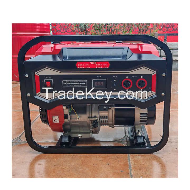 China Manufacturer Petrol single Phase Generator Set for Home5KW / Electric 220V 3kW 5KW Mini Portable 3kW Power Gasoline Generators