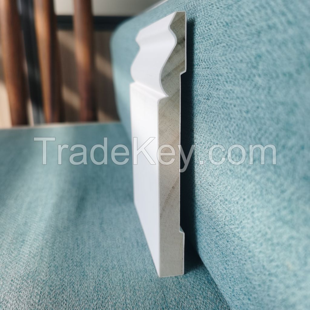 Factory Finger Joint Floor MDF Skirting Board Wall Decoration