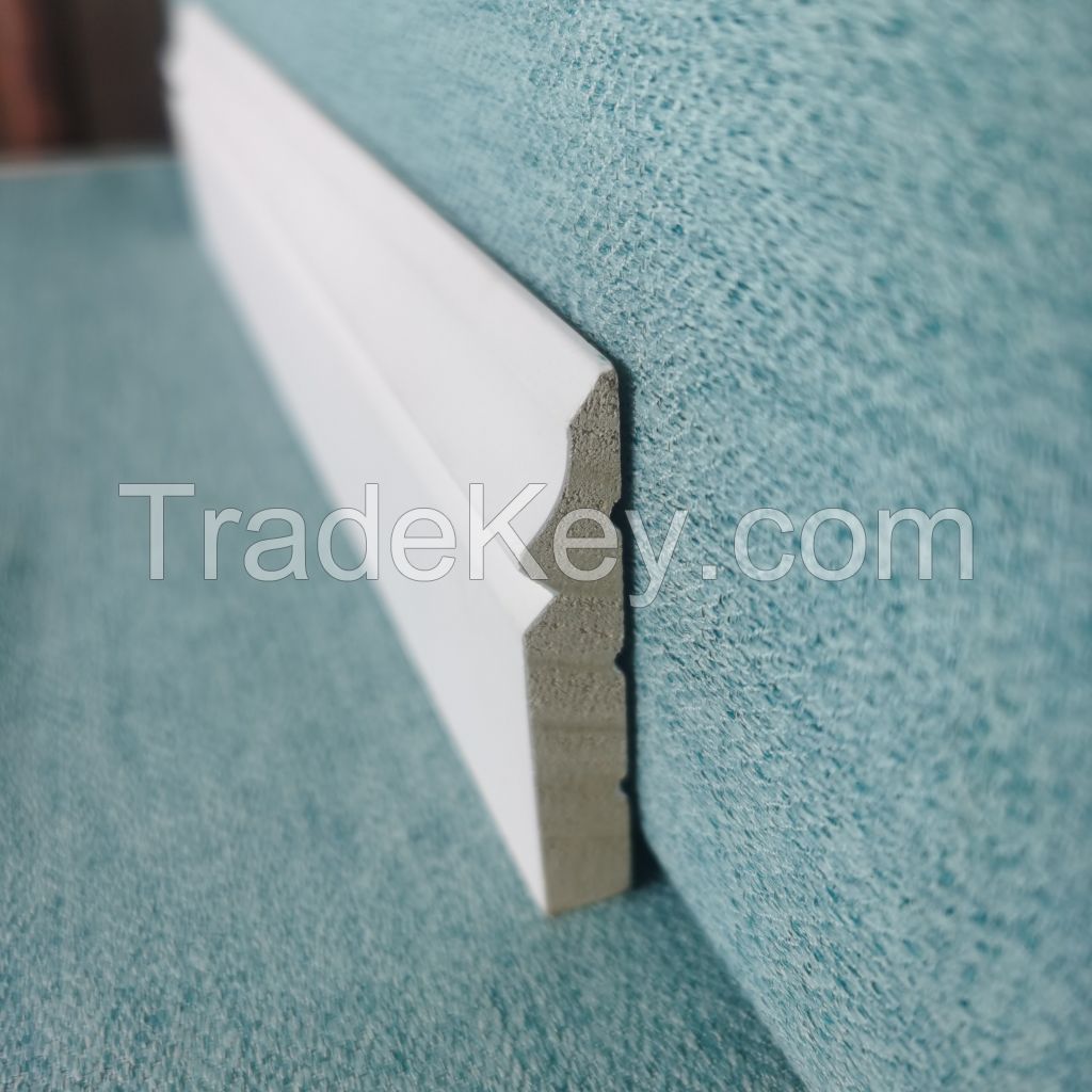 Factory Finger Joint Floor MDF Skirting Board Wall Decoration