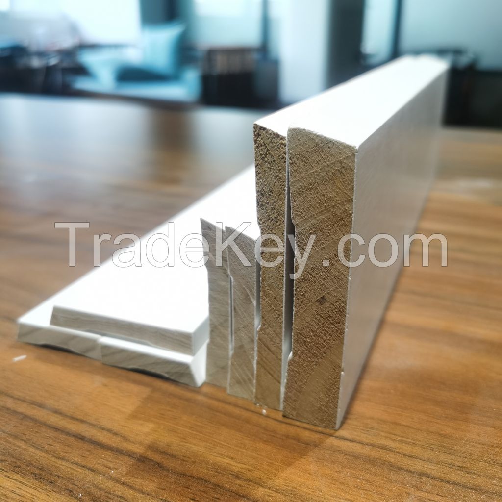 Good Price Finished Covering House Decoration Radiata Pine Doors Windows Casing Stripwood