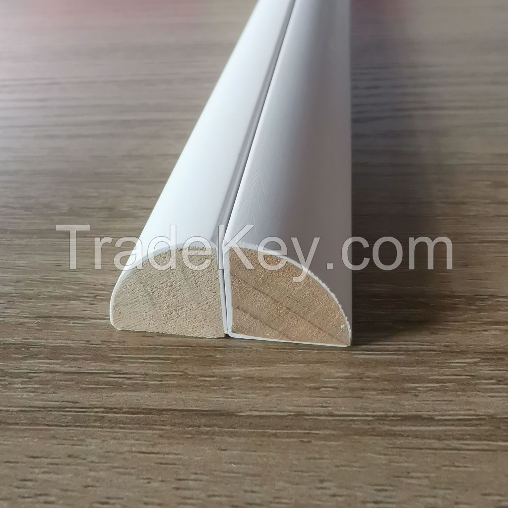 Wholesale Finished Wall Pine Wood Quarter Round Edging Trim