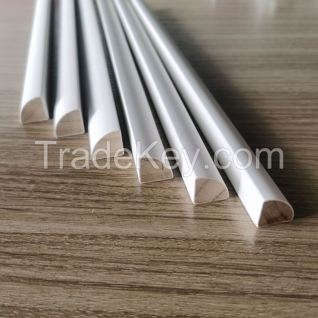 Wholesale Finished Wall Pine Wood Quarter Round Edging Trim
