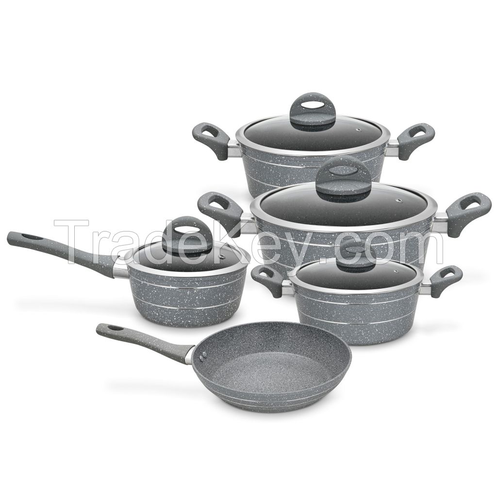 9 PC Non-stick cookware set