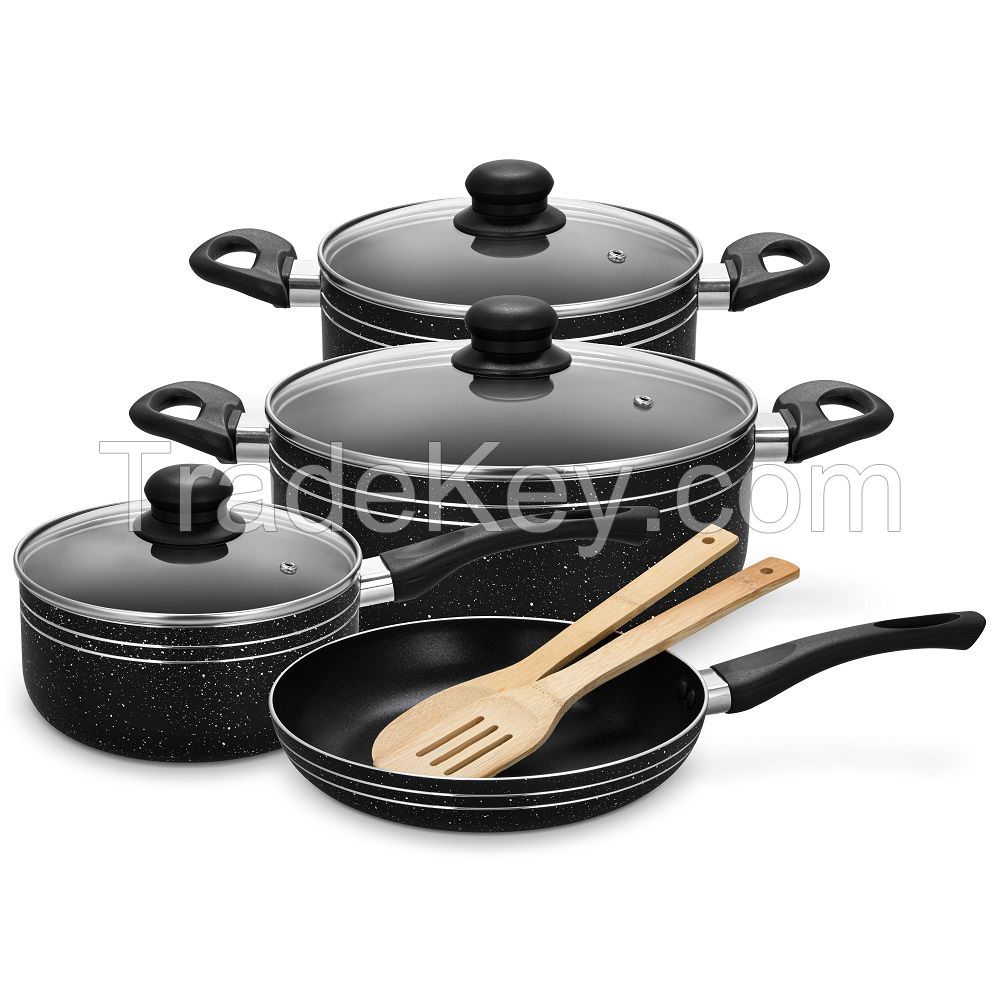 9 PC Non-stick cookware set