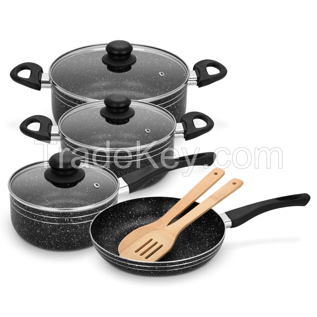 9 PC Non-stick cookware set