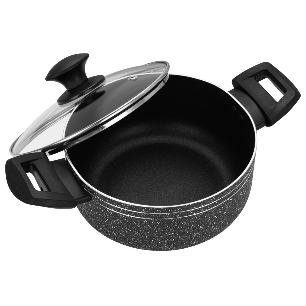 28cm Press Aluminium Non-stick Casserole With Lid