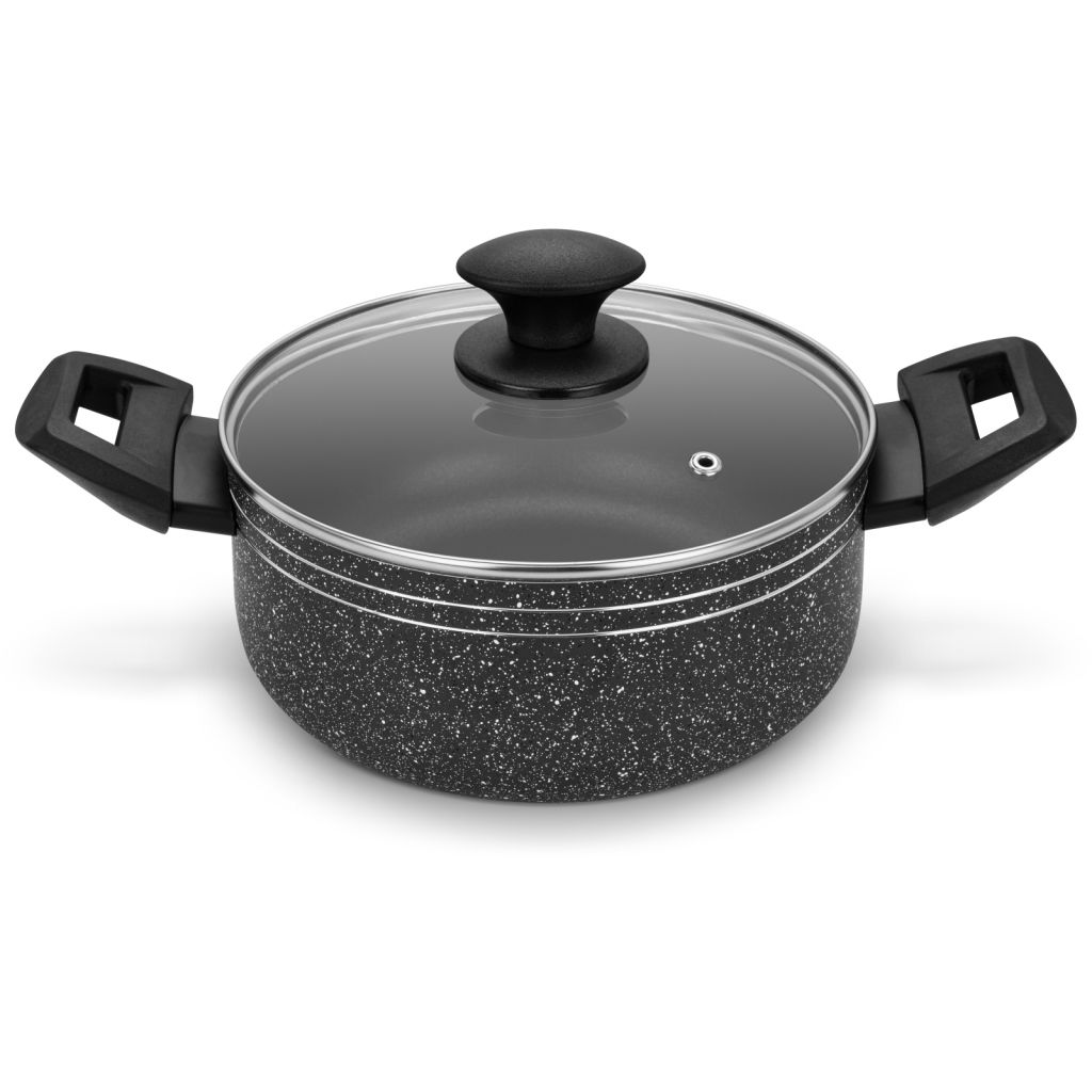 28cm Press Aluminium Non-stick Casserole With Lid