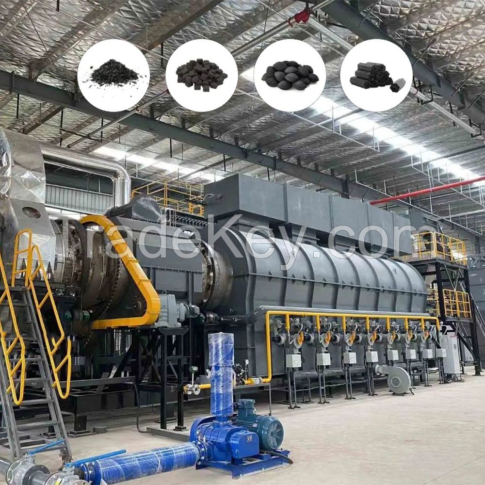 Wood Carbonization Pyrolysis Furnace /Charcoal Carbonization Activated Carbon Production Line