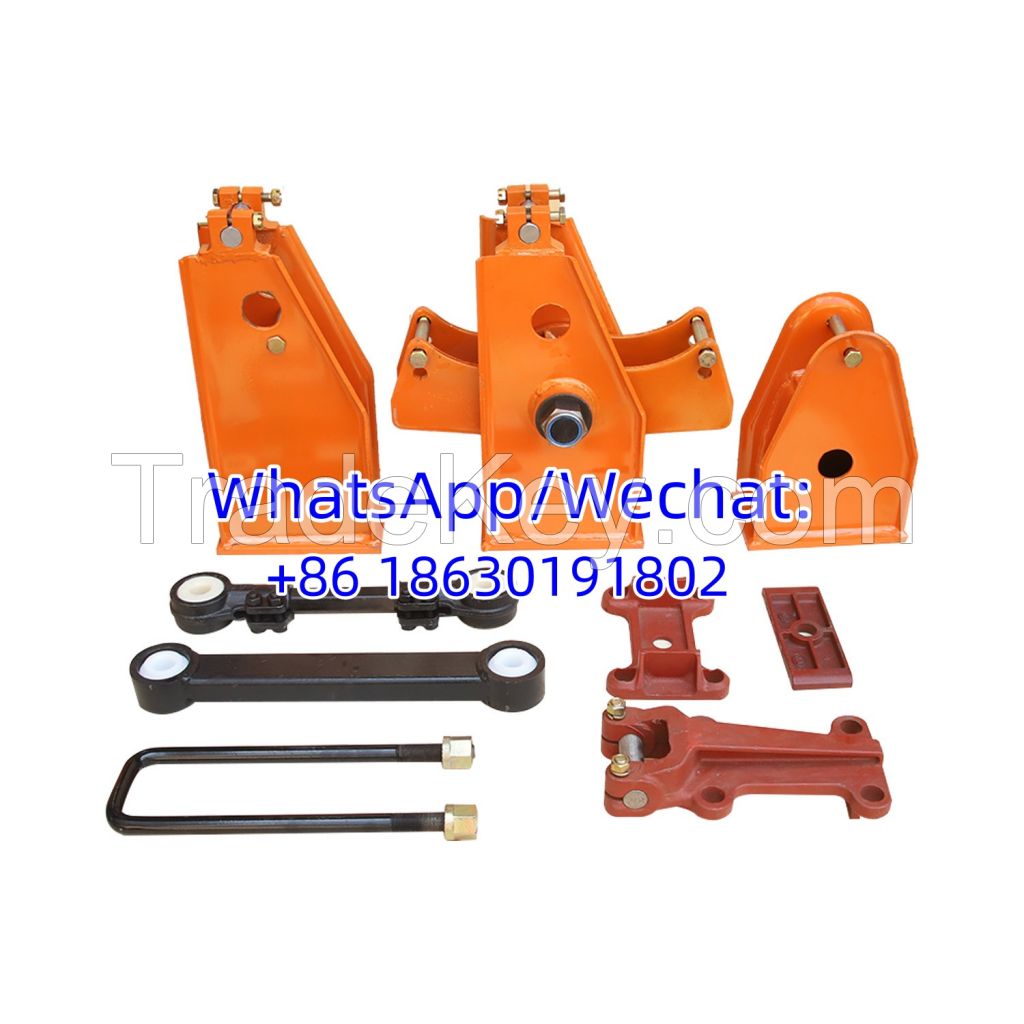 6mm 8mm 10mm American Fuwa Type 3 Axles Mechanical Suspension Semi-Trailer Parts with Bottom Iron Plate