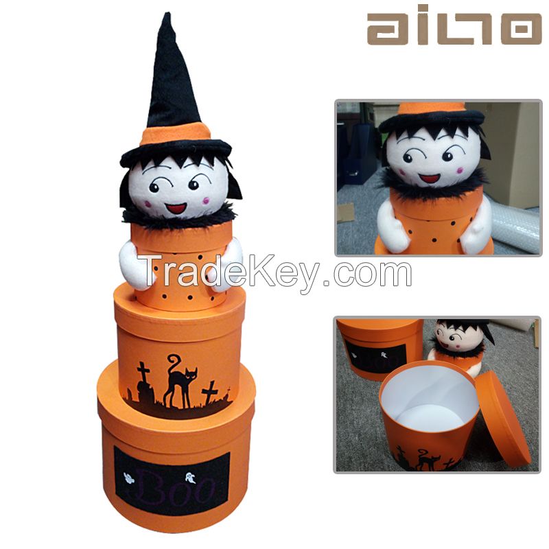 high class helloween gift paper set box  