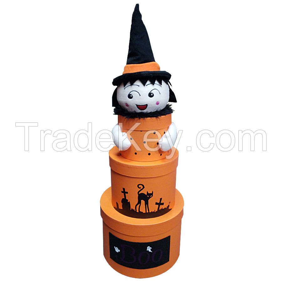high class helloween gift paper set box  