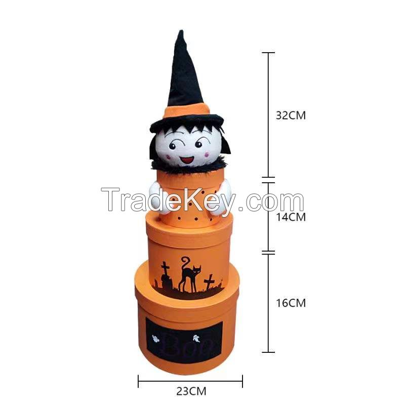 high class helloween gift paper set box  
