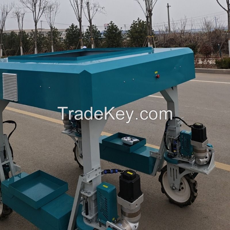 High-Ground Clearance Double Ackerman Four-Wheel Independent Steering Low Energy Consumption Large Load Robot Chassis