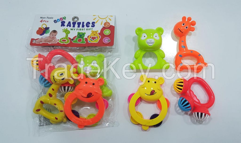 Set Of 5 Pc Rattle Toys For Babies