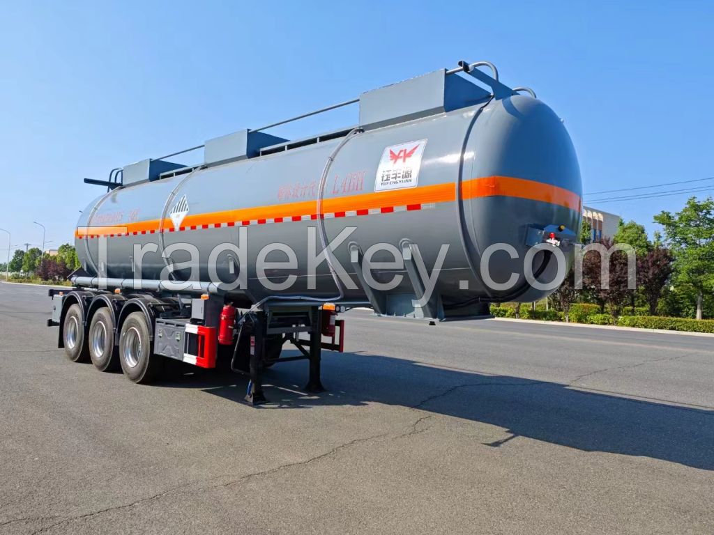 18.6 MÂ³ Capacity Tank Truck for Sulfuric Acid Transportation