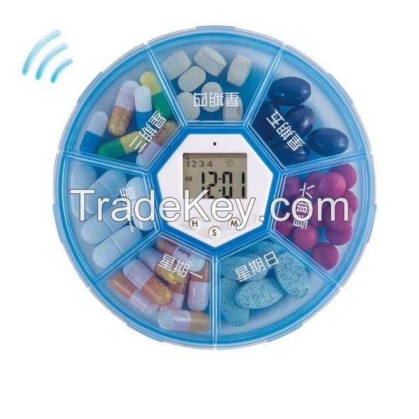 Weekly Pill Box With Timer