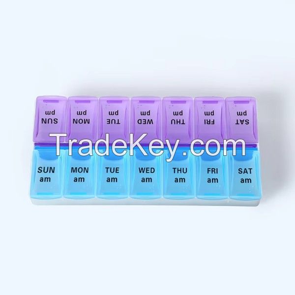 Wholesale Pill Box Portable Pill Case Custom Logo