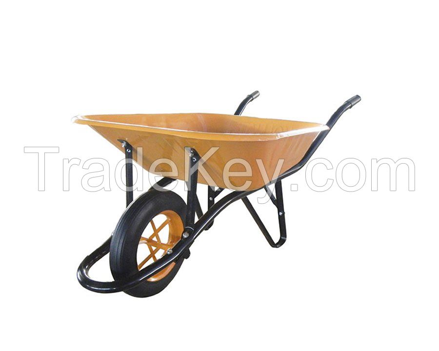 WB6400 Industrial Wheelbarrow Ã¢ï¿½ï¿½ 65L Load, Reinforced Structure, Pneumatic Wheel