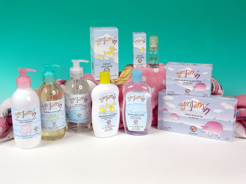 Baby's skin care products range Benjamin