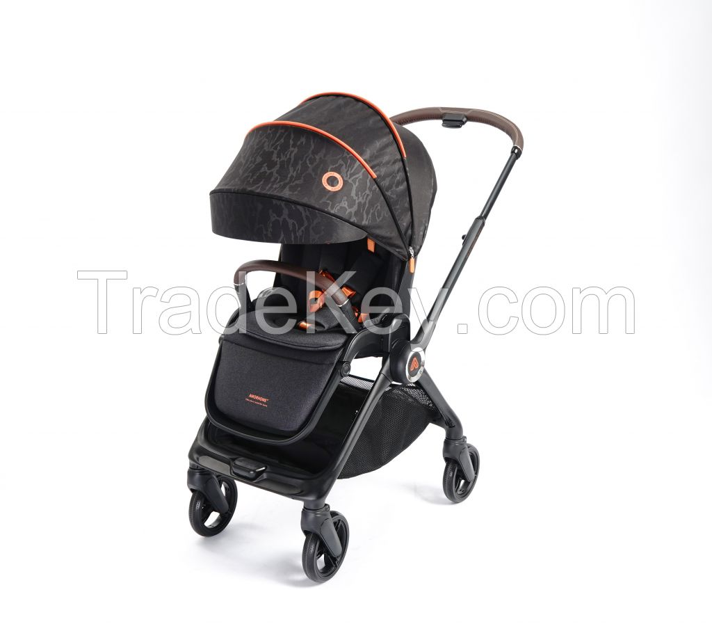 Luxury Portable Babay Stroller Foldable Travel Pram Rotary Baby Carrier 