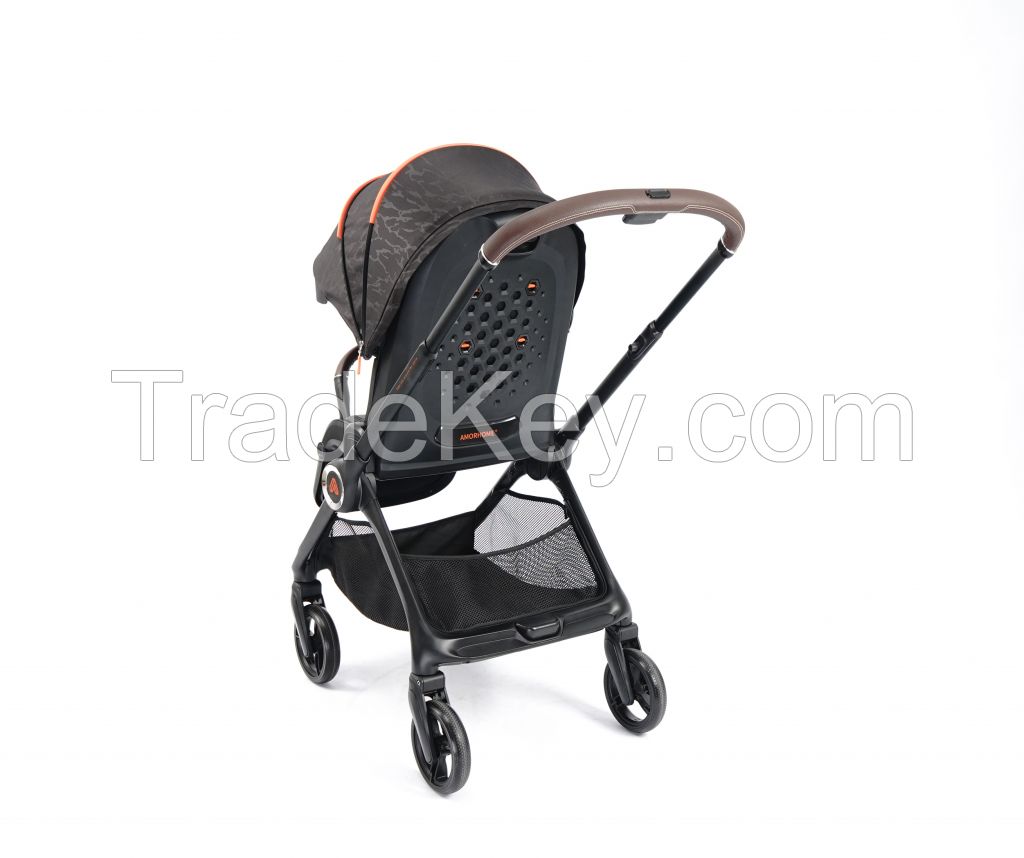 Luxury Portable Babay Stroller Foldable Travel Pram Rotary Baby Carrier 
