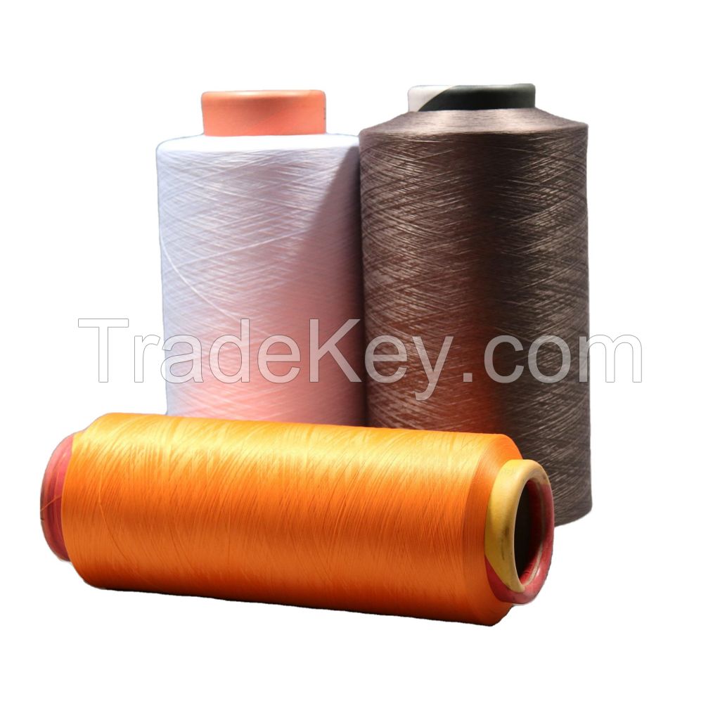 Microfiber Yarn PES Dope Dyed DTY 150D/288F SD SIM LIM for Velvet Fabric 