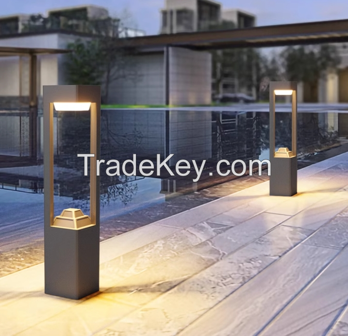 30CM 60CM 80CM 12W LED Bollard For Garden Park Villa Residential
