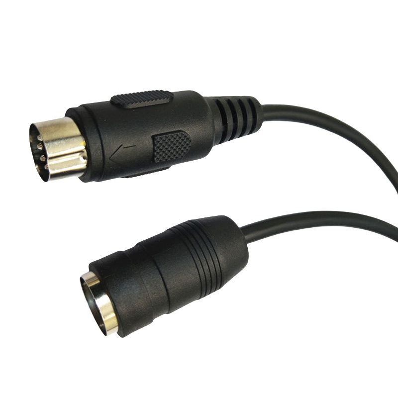RJ7096  Harness Wire MIDI cable large DIN 5PIN speaker amplifier instrument connection harness