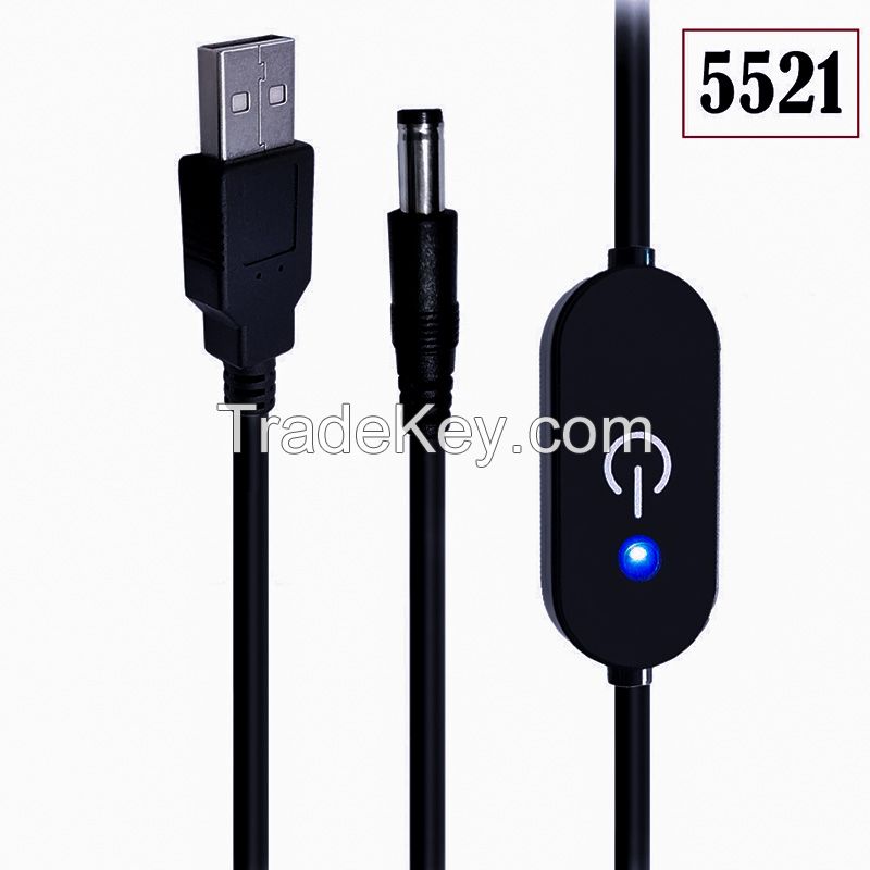 35135 5521 5525 Touch Dimming Switch Controller, with Blue Indicator Light, Memory Function, for Light Strips without Flickering 
