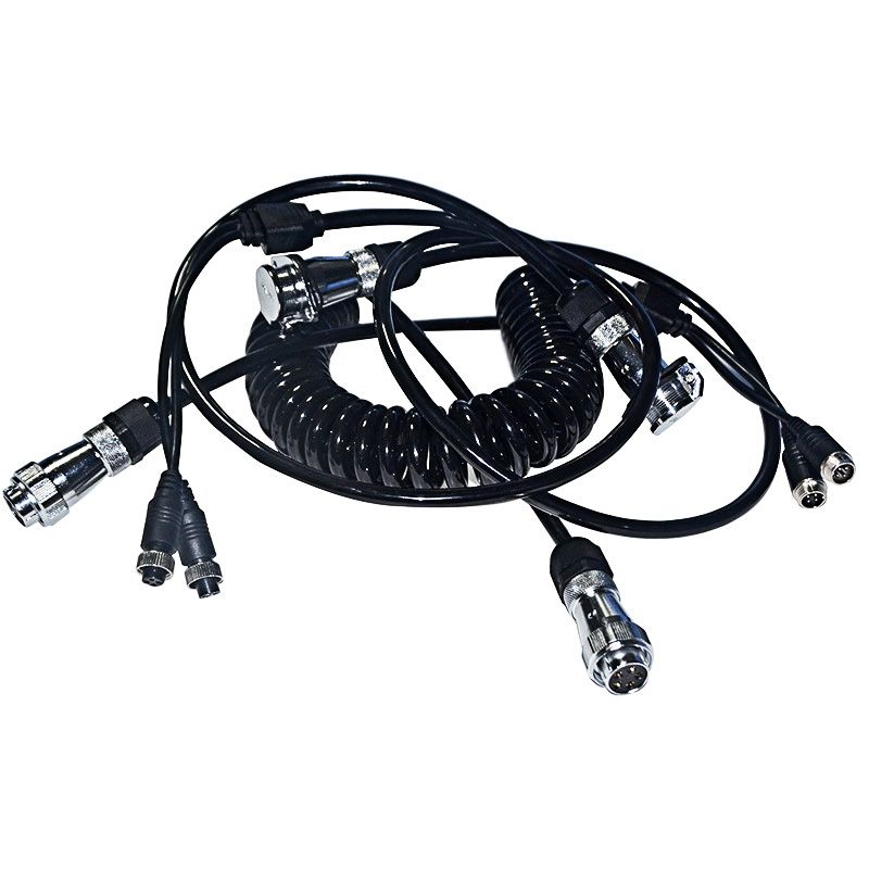 Vehicle-mounted monitoring spring wire
