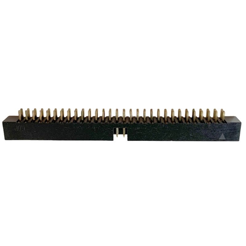 2.0-spacing Simple Header IDC Simple Header Block, Environmentally-friendly Gold-plated, for Straight Insertion / Bent Pin / Surface Mounting 