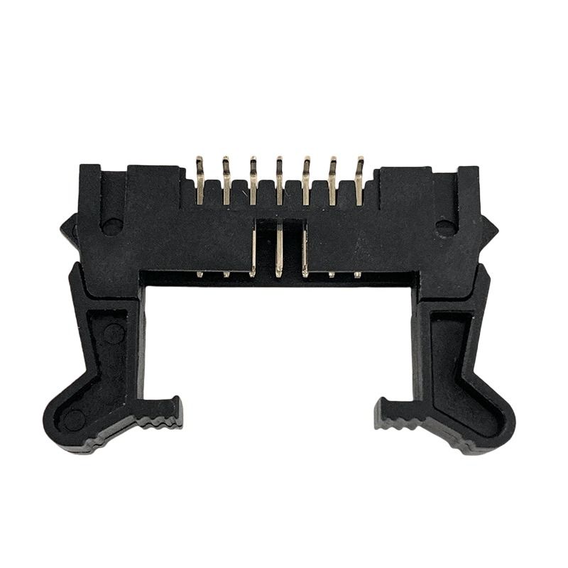 2.0-spacing Simple Header IDC Simple Header Block, Environmentally-friendly Gold-plated, for Straight Insertion / Bent Pin / Surface Mounting 
