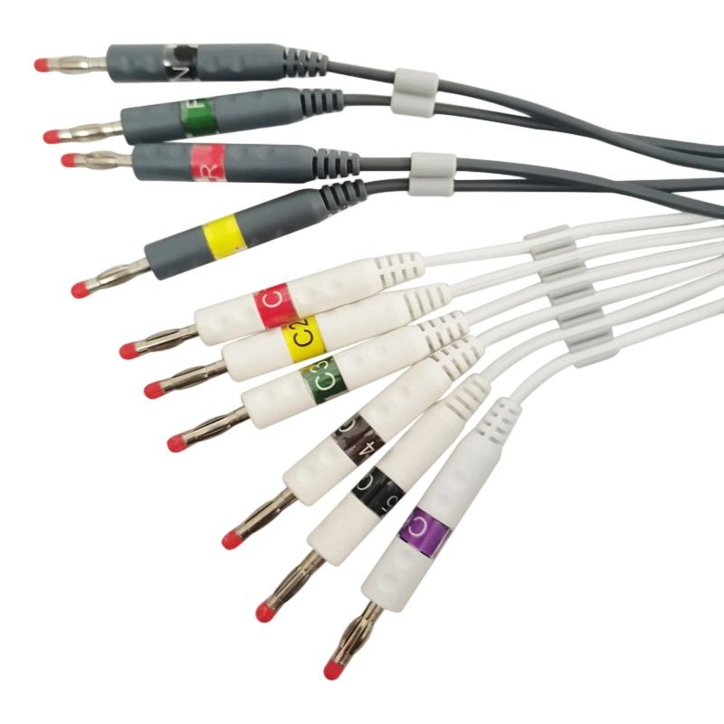 10-lead EKG Cable with Banana 4.0 26-pin Accessories for Zoncare Electrocardiograph