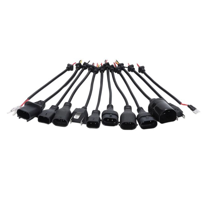 Automotive LED Headlight Power Cables, Headlight Connection Wires, Automotive Accessory Adapter Wire Harnesses (Direct Type)