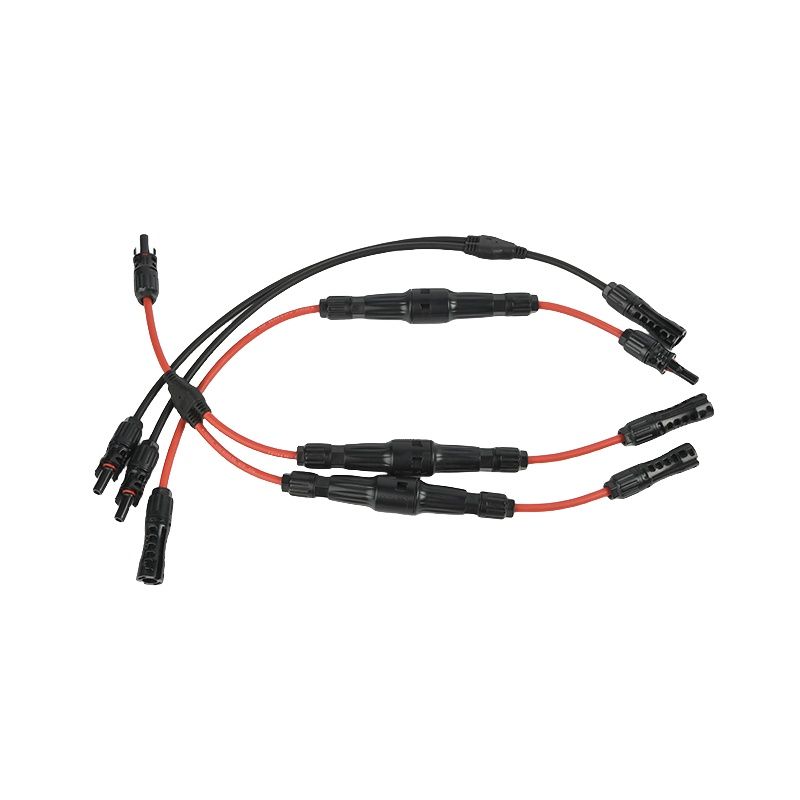 2-to-1 Photovoltaic Connector, MC4Y Connector, Tee-Junction Solar Panel Module