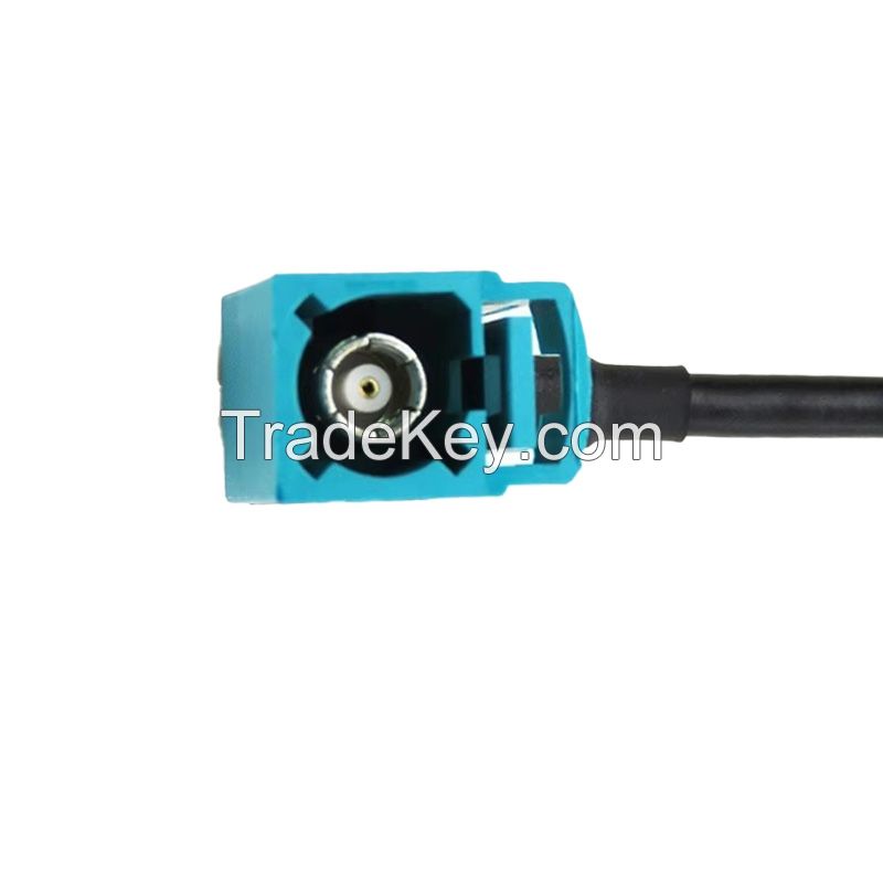  Custom Cable Assembly Supplier 90 Degree Angle Connector Fakra Z Type Antenna Cable
