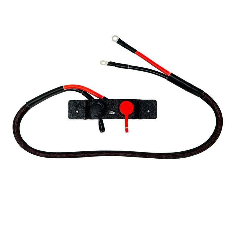 Battery Jump Post with Bracket Waterproof, Charging Set, Pure Copper Automotive Battery Connection Cable, Battery Starter Cable