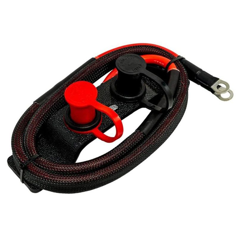 Battery Jump Post with Bracket Waterproof, Charging Set, Pure Copper Automotive Battery Connection Cable, Battery Starter Cable