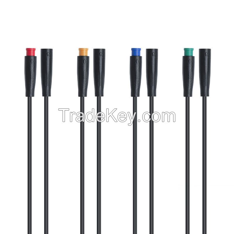 IP65 Waterproof M6 Connector, M6 Connecting Cable for LED Lights of Electric Bicycles, NTC Intelligent Faucets in Bathroom