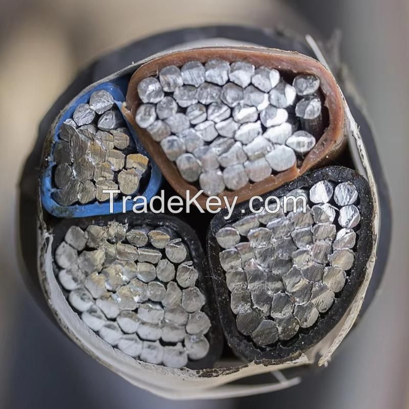 Single Core 1.8kv 3kv Underground Wire Aluminium Alloy Cable