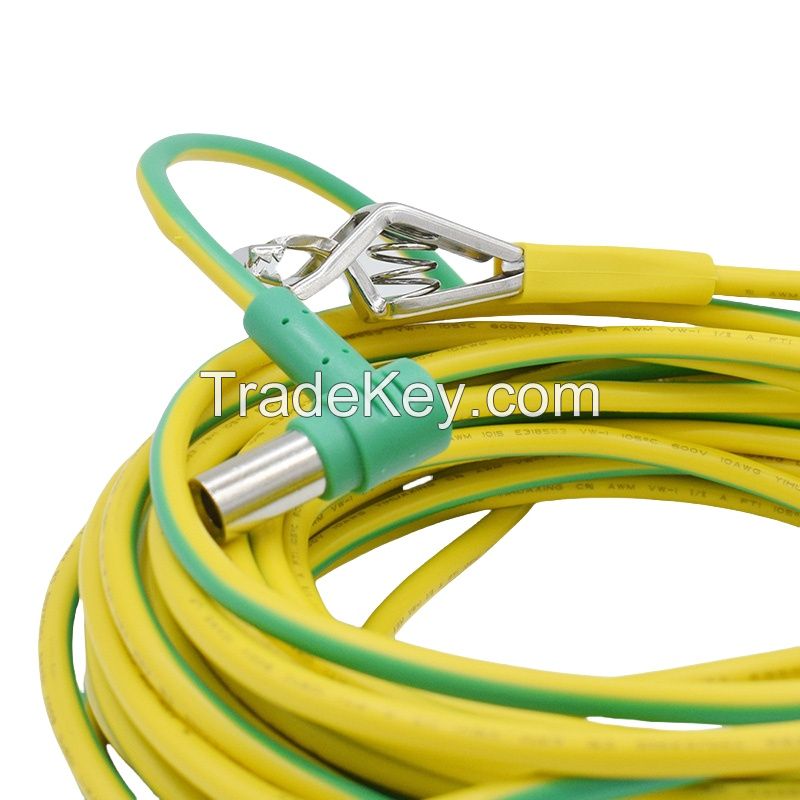 Medical Equipotential Grounding Terminals, Including 8AWG, 10AWG, 14AWG, 600V Terminal Yellow-Green Grounding Wires For Suspension Towers