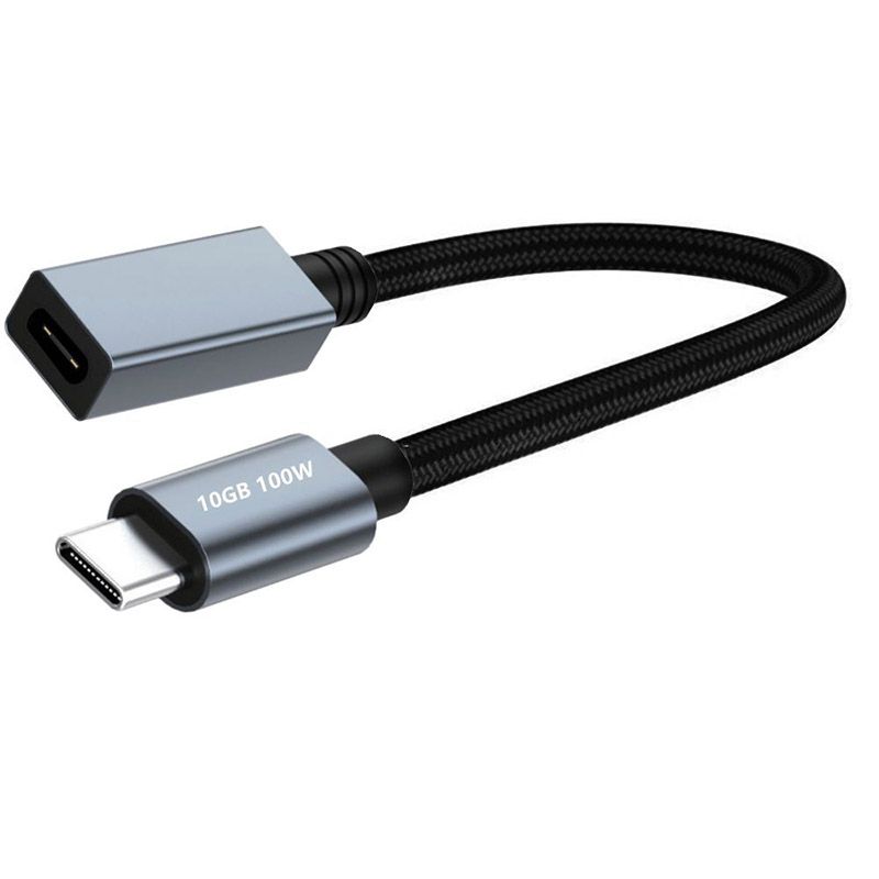 Type-C 3.2 Gen2 10Gb DP 100W High-Speed Transmission Data Cable, Audio-Video High-Definition Cable for Computers and Televisions 