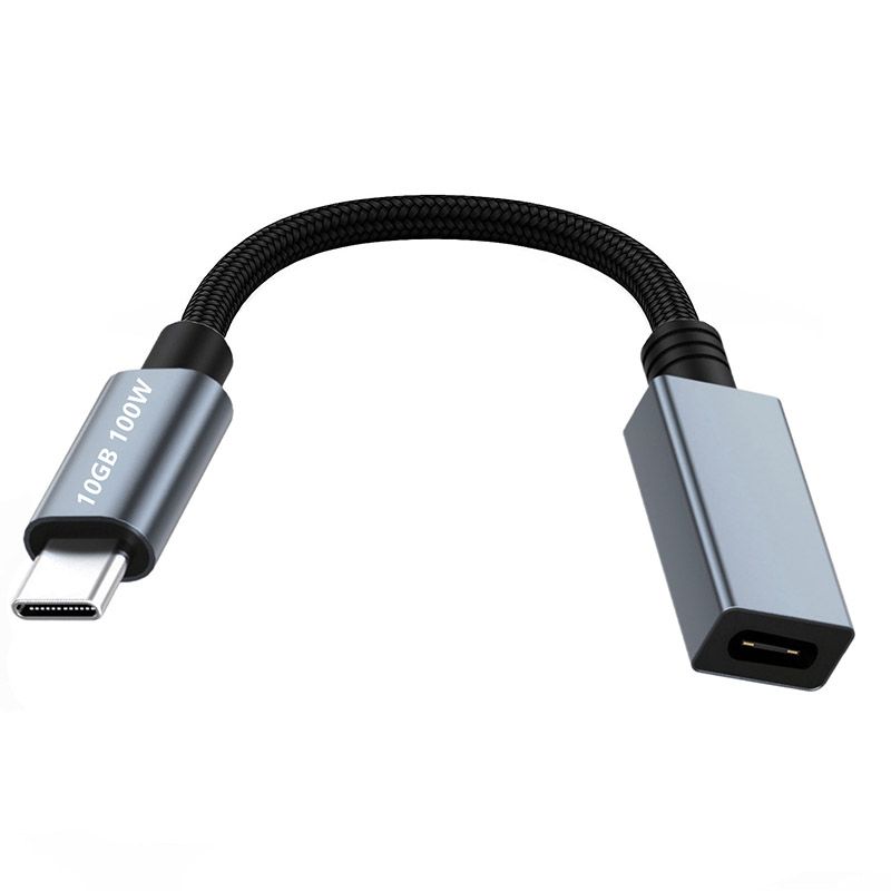 Type-C 3.2 Gen2 10Gb DP 100W High-Speed Transmission Data Cable, Audio-Video High-Definition Cable for Computers and Televisions 