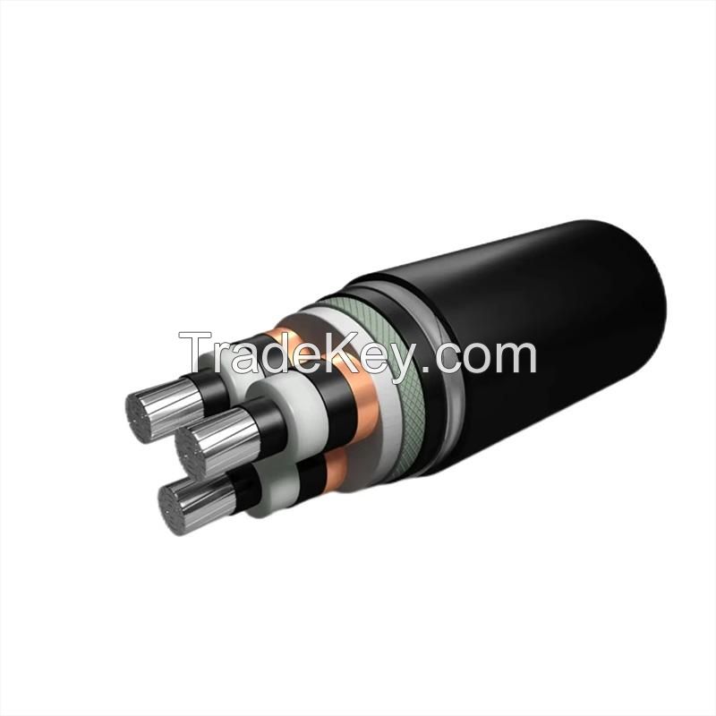 Single Core 1.8kv 3kv Underground Wire Aluminium Alloy Cable