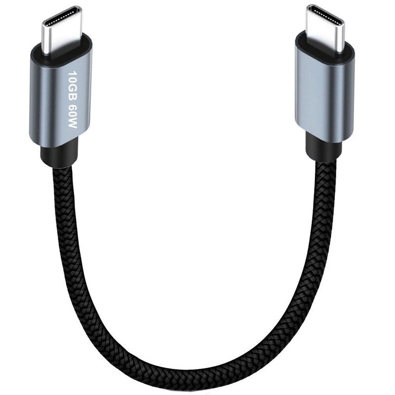 10GB 4K 60HZ Type-C Extension Cable, PD60W Male-to-Male USB-C 3.2 Gen2 High-Speed Data Cable