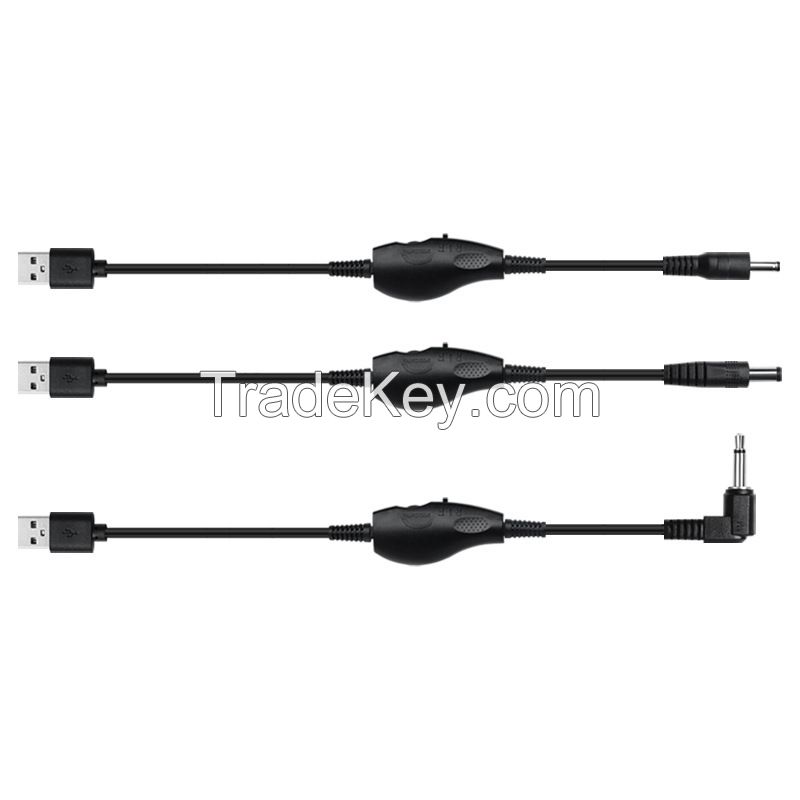 USB to DC 5V to 12V Speed-adjusting Forward and Reverse Switch Power Cable for Nail Art Fans, Grinders (for Nail Polishing and Removal)